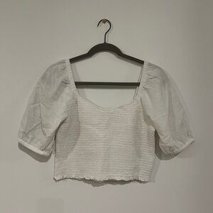 American Eagle cropped blouse - size M